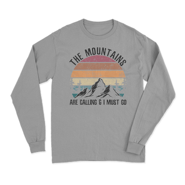 Hiking The Mountains Are Calling Long Sleeve Shirt